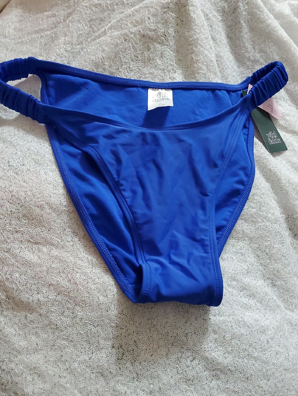 NWT wild fable Royal Blue Ruched-Side Bikini Bottom - Size XL - Womens